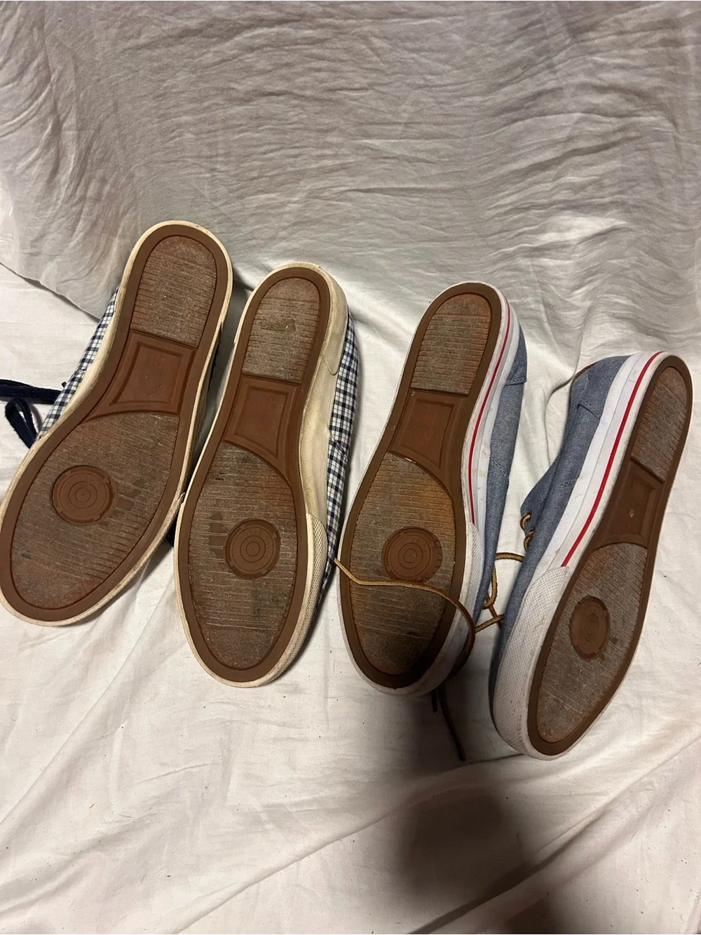 Polo by Ralph Lauren Blue Canvas Lace-Up Sneakers (TWO PAIRS)